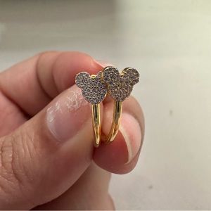 BaubleBar Gold Mickey Huggies